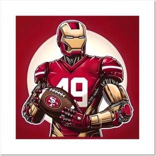 The Iron 49er mashup fan art Posters and Art